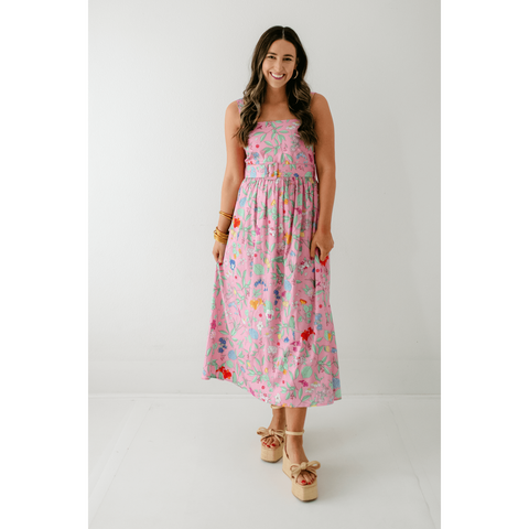 Briton Court Clara Maxi Dress in Pink