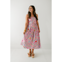 8.28 Boutique:Sheridan French,Sheridan French San Miguel Dress in Pink Wildflower,Dress