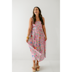 8.28 Boutique:Sheridan French,Sheridan French San Miguel Dress in Pink Wildflower,Dress