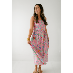 8.28 Boutique:Sheridan French,Sheridan French San Miguel Dress in Pink Wildflower,Dress