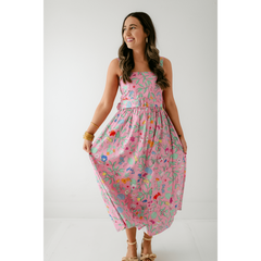 8.28 Boutique:Sheridan French,Sheridan French San Miguel Dress in Pink Wildflower,Dress