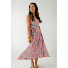 8.28 Boutique:Sheridan French,Sheridan French San Miguel Dress in Pink Wildflower,Dress