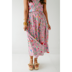 8.28 Boutique:Sheridan French,Sheridan French San Miguel Dress in Pink Wildflower,Dress