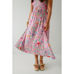 8.28 Boutique:Sheridan French,Sheridan French San Miguel Dress in Pink Wildflower,Dress