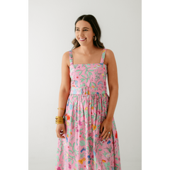 8.28 Boutique:Sheridan French,Sheridan French San Miguel Dress in Pink Wildflower,Dress