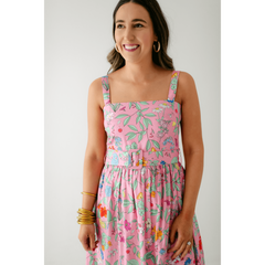 8.28 Boutique:Sheridan French,Sheridan French San Miguel Dress in Pink Wildflower,Dress