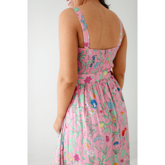 8.28 Boutique:Sheridan French,Sheridan French San Miguel Dress in Pink Wildflower,Dress