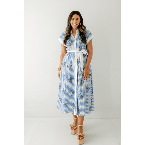 Smith & Quinn Beck Dress in Orchid Stripe