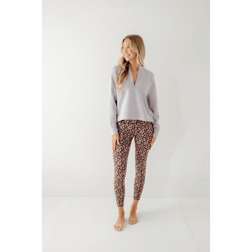 8.28 Boutique:Varley,Varley Move Super High - Rise Legging 25" in Deep Mauve Petal,Leggings