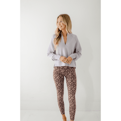 8.28 Boutique:Varley,Varley Ebba Half Zip Midlayer in Raindrops,Shirts & Tops