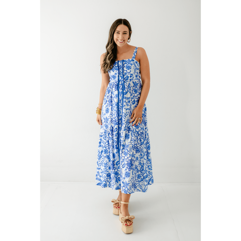 Briton Court Clara Maxi Dress in Pink