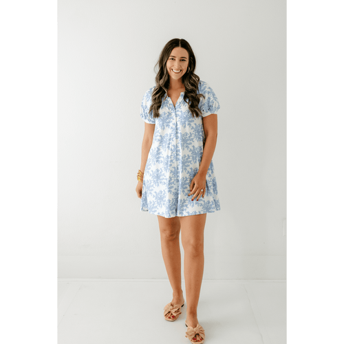 8.28 Boutique:Smith & Quinn,Smith & Quinn Posie Dress in Rose Bushel Blue Dress,dress