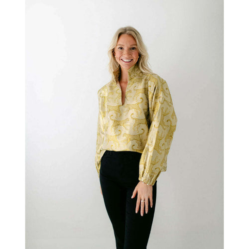 8.28 Boutique:Emily McCarthy,Emily McCarthy Poppy Pullover in Jaguar Jacquard,Shirts & Tops