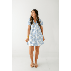 8.28 Boutique:Smith & Quinn,Smith & Quinn Posie Dress in Rose Bushel Blue Dress,dress