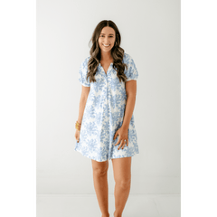 8.28 Boutique:Smith & Quinn,Smith & Quinn Posie Dress in Rose Bushel Blue Dress,dress