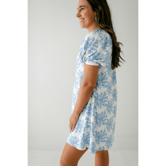 8.28 Boutique:Smith & Quinn,Smith & Quinn Posie Dress in Rose Bushel Blue Dress,dress