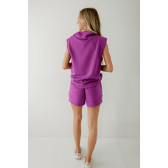 8.28 Boutique:Varley,Varley Atrium High-Rise Short 4.5" in Striking Purple,shorts