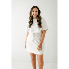 8.28 Boutique:Varley,Varley Maple 2.0 Dress in Ivory Marl,Dress