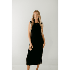 8.28 Boutique:Varley,Varley Dwight Tank Knit Midi Dress,Dress