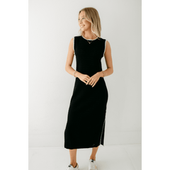 8.28 Boutique:Varley,Varley Dwight Tank Knit Midi Dress,Dress