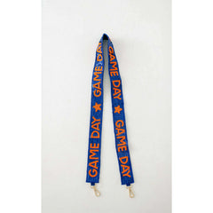 8.28 Boutique:Caroline Hill,Blue and Orange Game Day Spirit Sequin Strap,purse strap