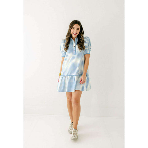 Joy*Joy On Duty Button Down Dress