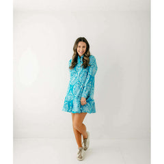 8.28 Boutique:Livro,Livro Poly Dress in Botanical Leaf,Dress