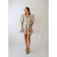 8.28 Boutique:Sofie the Label,Sofie the Label Florentine Floral Mini Dress,dress