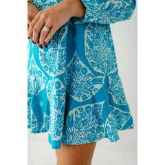 8.28 Boutique:Livro,Livro Poly Dress in Botanical Leaf,Dress