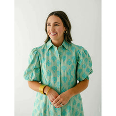 8.28 Boutique:Livro,Livro Rosie Shirt Dress in Floral Block,Dress