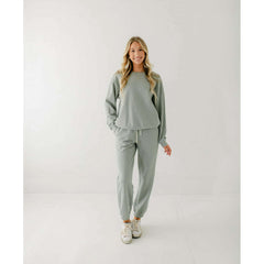 8.28 Boutique:Z-Supply,Z-Supply Classic Boyfriend Jogger in Sage Green,pants