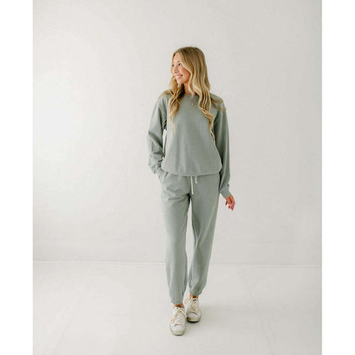 8.28 Boutique:Z-Supply,Z-Supply Classic Boyfriend Jogger in Sage Green,pants