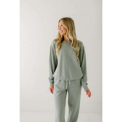 8.28 Boutique:Z-Supply,Z-Supply Classic Boyfriend Jogger in Sage Green,pants