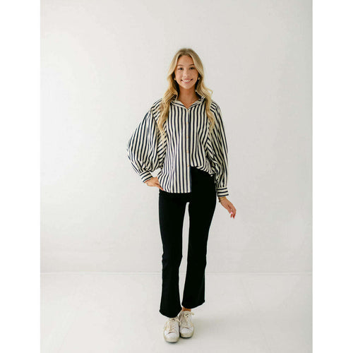 8.28 Boutique:Bishop + Young,Bishop + Young Aly Dolman Sleeve Striped Top,Shirts & Tops