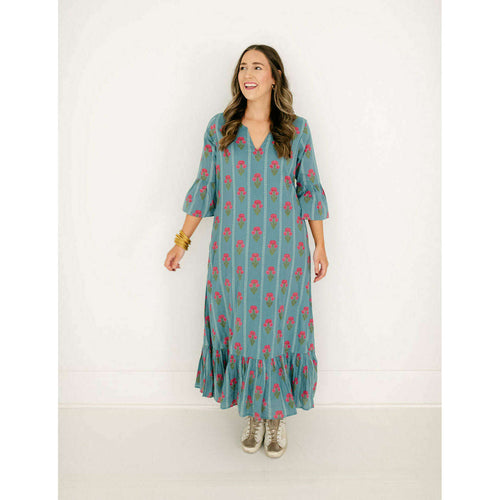 8.28 Boutique:Livro,Livro Orchard Dress in Bouquet Stripes,Dress