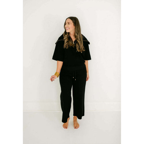 8.28 Boutique:Anna Cate Collection,Anna Cate Collection Lounge Pant in Black,pants