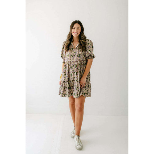 8.28 Boutique:Joy*Joy,Joy*Joy Moss Leaves Tiered Dress,Dress