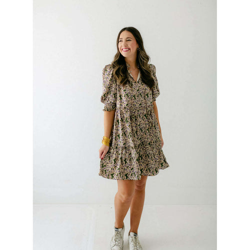 8.28 Boutique:Joy*Joy,Joy*Joy Moss Leaves Tiered Dress,Dress