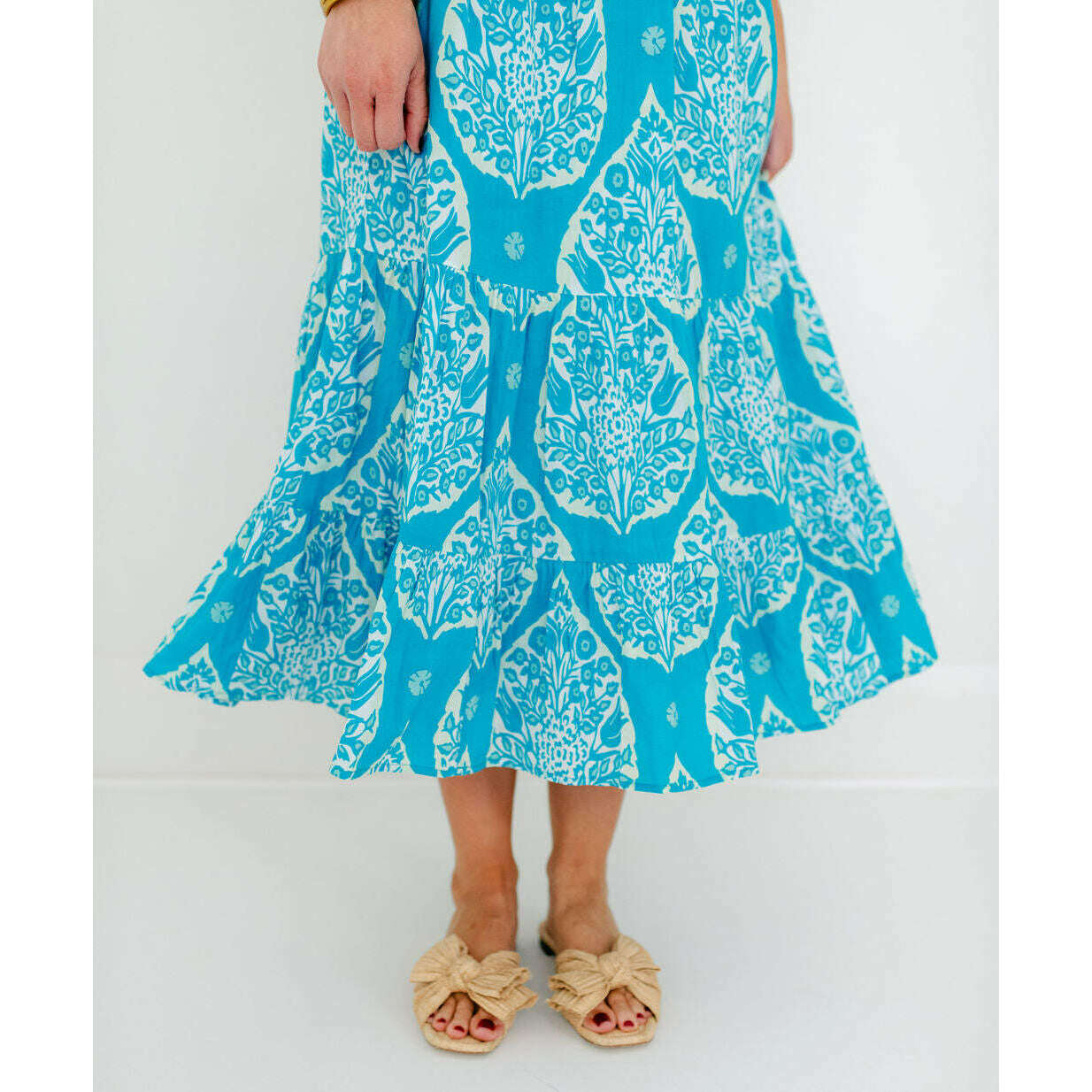 8.28 Boutique:Livro,Livro Market Skirt in Botanical Leaf,skirt