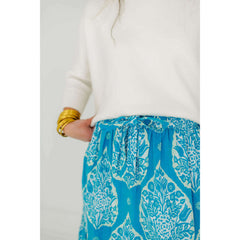 8.28 Boutique:Livro,Livro Market Skirt in Botanical Leaf,skirt