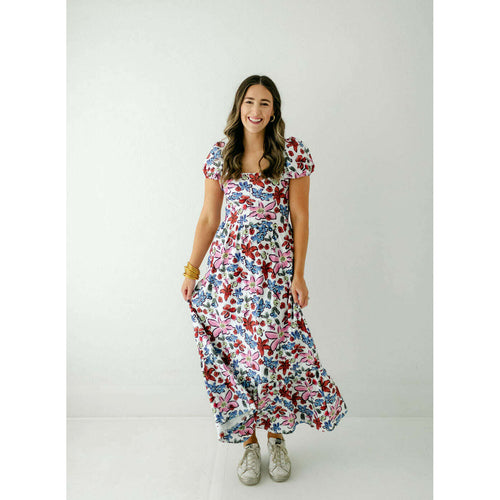 8.28 Boutique:Smith & Quinn,Smith & Quinn Cornelia Abstract Garden Dress,Dress