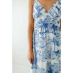 8.28 Boutique:Meet Me in Santorini,Meet Me in Santorini Coastal Maxi,Dress