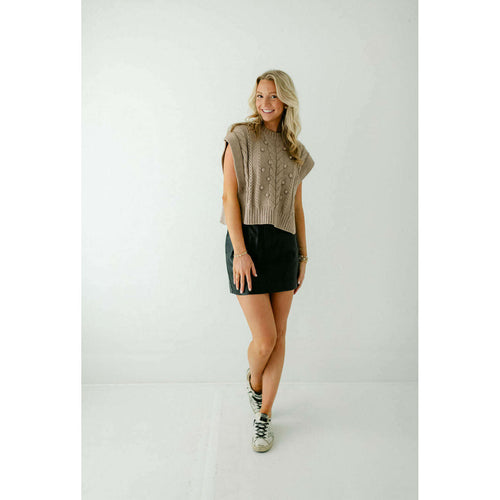 8.28 Boutique:THML,THML Sleeveless Knit Top in Taupe,Top