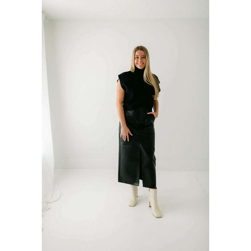 8.28 Boutique:Kerisma Knits,Kerisma Knits Tetra Top in Black,Shirts & Tops