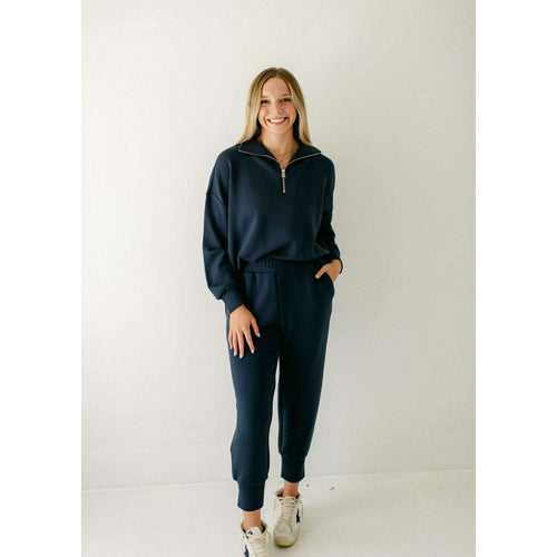 8.28 Boutique:Varley,Varley Slim Cuff Pant 25 in Blue Nights,Bottoms