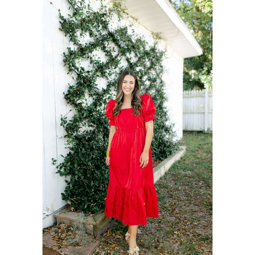 8.28 Boutique:Crosby by Mollie Burch,Crosby by Mollie Burch Laney Dress in Razzle Red,Dress