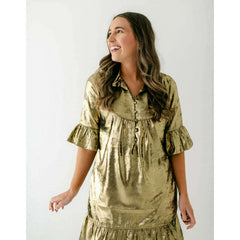 8.28 Boutique:S'edge,S'Edge Mary Dress in Bronze,Dress