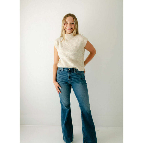 8.28 Boutique:Kerisma Knits,Kerisma Knits Romana Top in Oatmeal,Sweaters