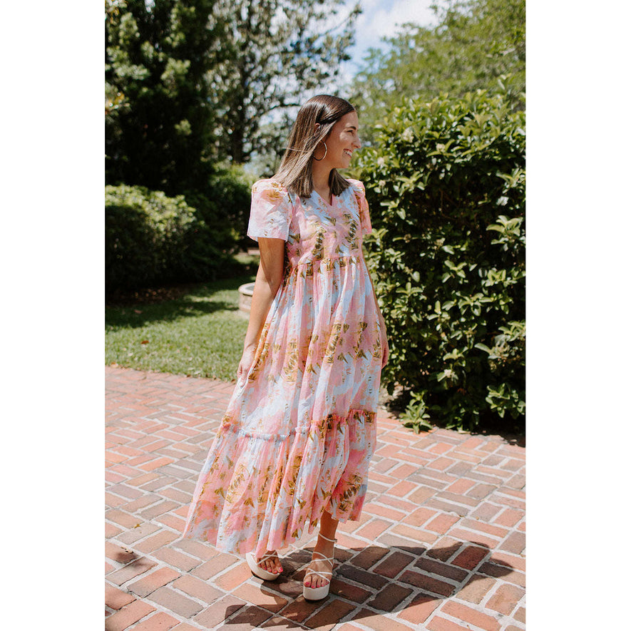 WKND WYFR Sunset Organdy Maxi Dress – 8.28 Boutique