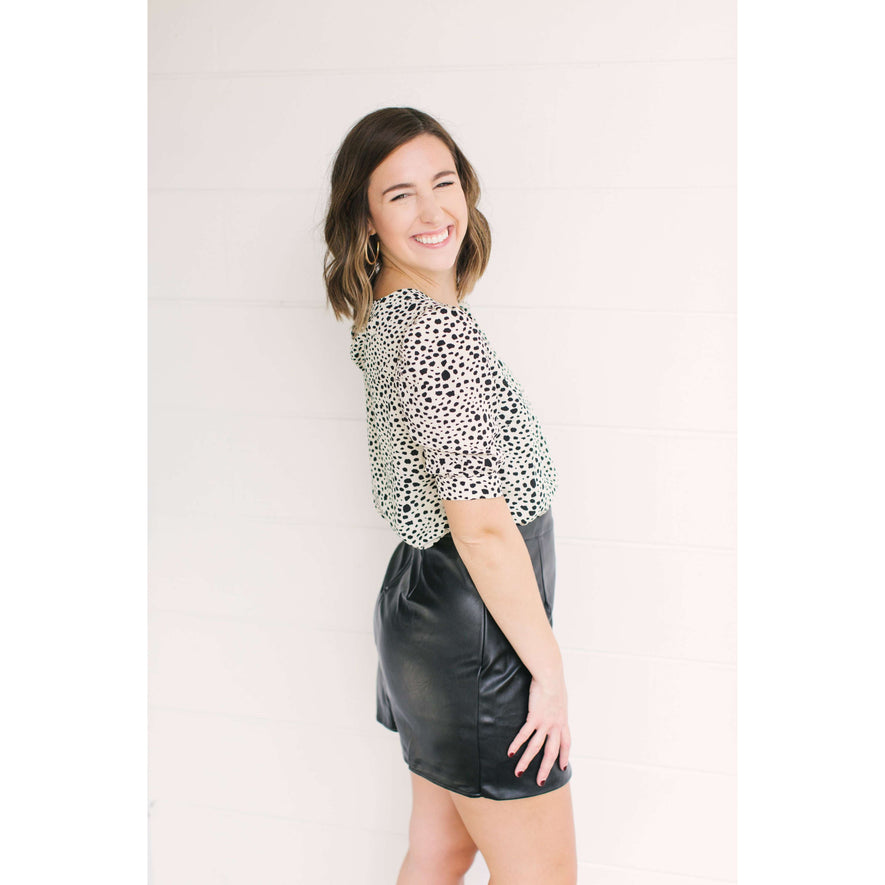 Sadie & Sage All Mine Faux Leather Skirt – 8.28 Boutique